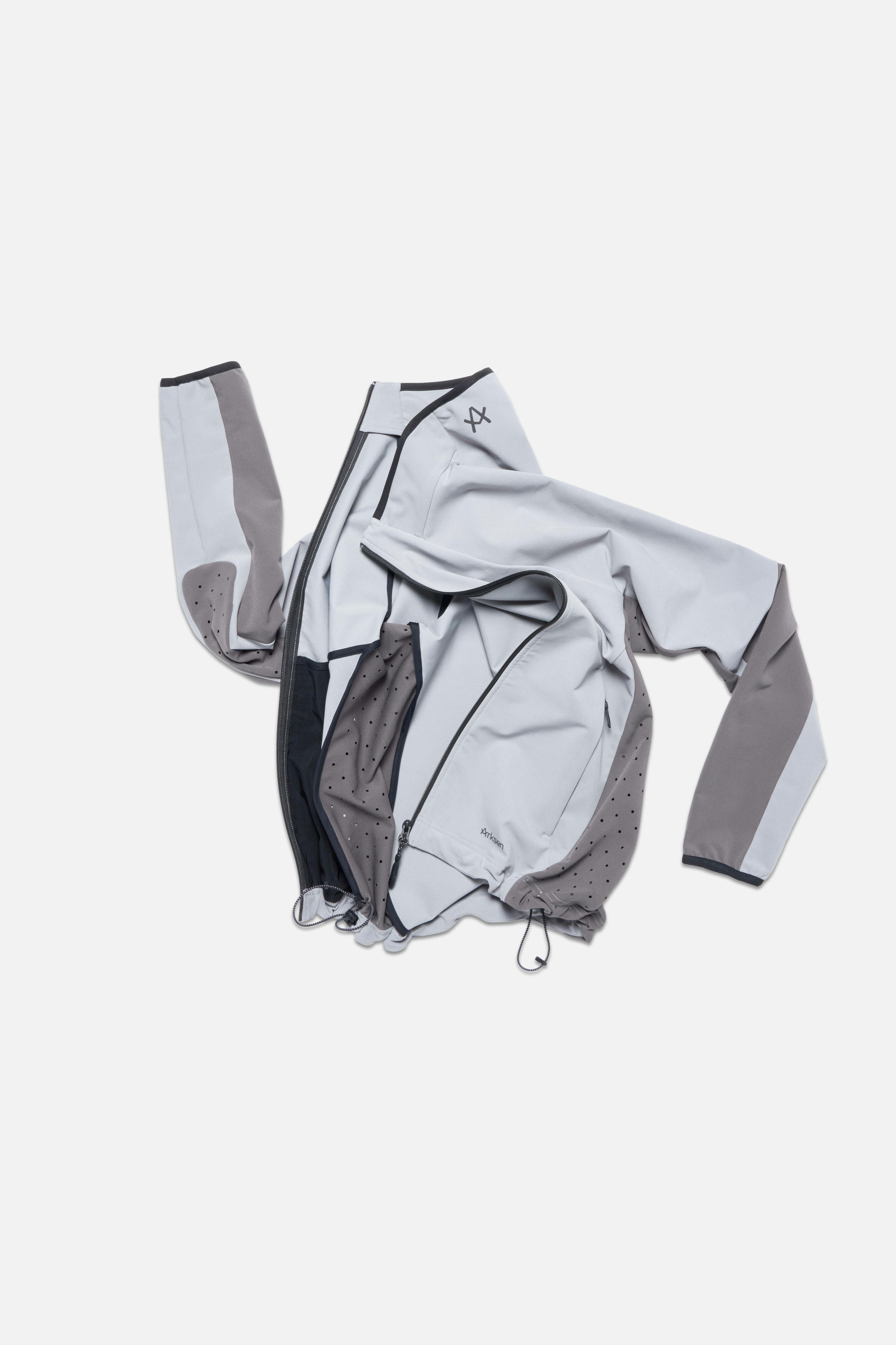 Product shot of the Limosa Softshell Mid Layer in ultimate grey